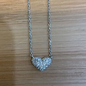 Kendra Scott Heart Necklace! Perfect for Valentine’s Day! Pave’ crystals